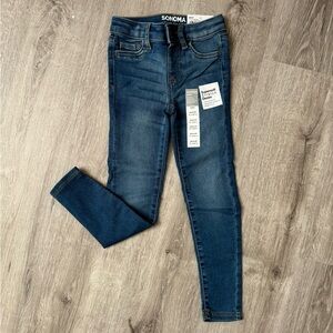 Sonoma Girls Stretch Jeans size 6, New with Tags